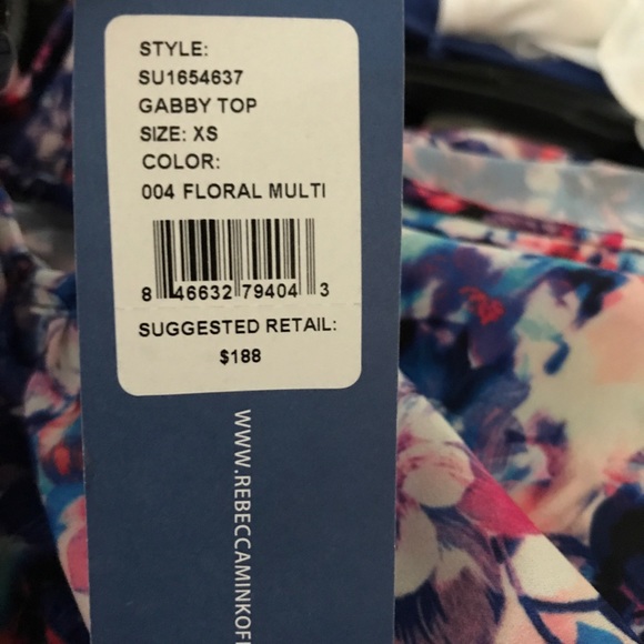 Rebecca Minkoff Gabby Top in XS.  NWT - Picture 4 of 4